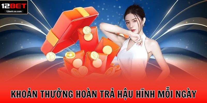 Khoản thưởng hoàn trả hậu hĩnh mỗi ngày